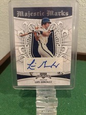 🔥2024 Panini Crusade - Majestic Marks Luis Gonzalez AUTO #MM-LG‼️
