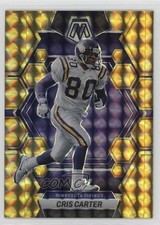 2023 Panini Mosaic Reactive Yellow Mosaic Prizm Cris Carter #157 HOF 00em