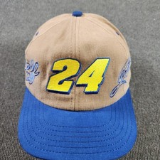Vintage Nascar Snapback Hat Jeff Gordon Cap Racing USA Winston Cup Series