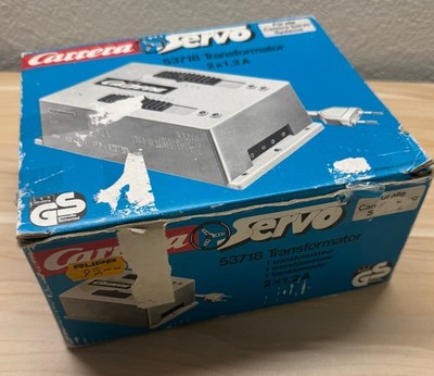 Carrera Servo 53718 Transformator 2x1,2A mit OVP Trafo für Servo Systeme