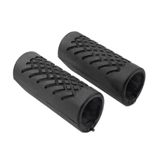  Motorcycle 1.25" Highway Crash Bar Engine Guard Rubber Cover Guard Slider 