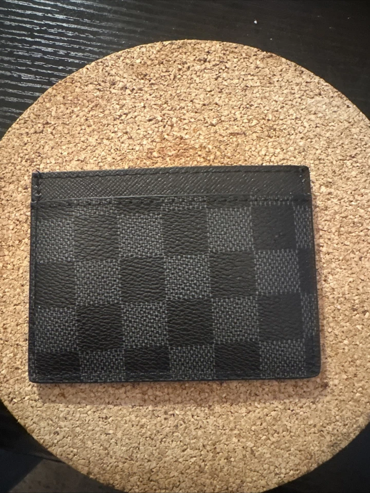 Black And Grey Louis Vuitton Wallet Card Holder - Image 2 of 3