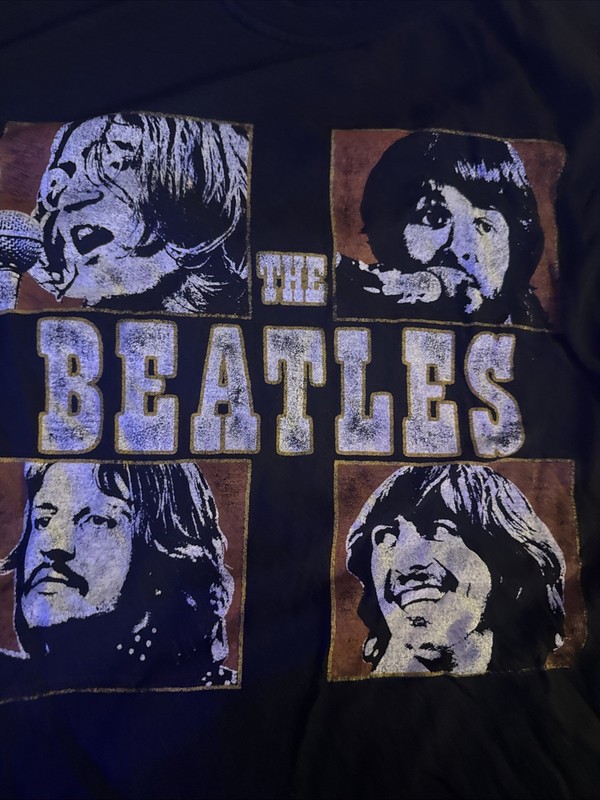 The Beatles Rare 2020 Apple Records XL Black T Shirt Rare Let It Be