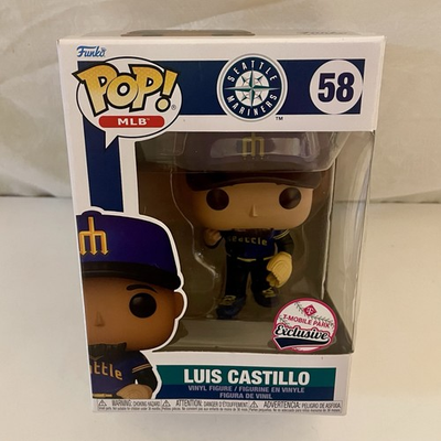 #ad Luis Castillo Funko Pop #58 Seattle Mariners SGA 9 14 24 T Mobile Park $14.99