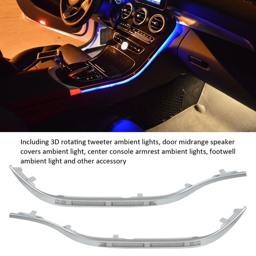 Upgrades 64 Colors Ambient Lighting Kits Part For C Class C205 Coupe Fa SG5 - Picture 13 of 24