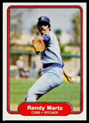 1982 Fleer #600 Randy Martz - ExMt+