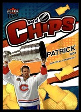 Patrick Roy BAG OF CHIPS INSERT #BC-4 2022-23 Fleer Ultra Hockey Montreal