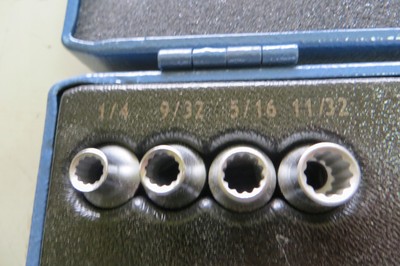 GEDORE D 30 GAU-10 3/8'' Socket Set Used