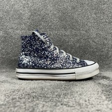 Converse Chuck Taylor All STAR EVA Lift High Kids Size 5 Glitter Shoes See Pics