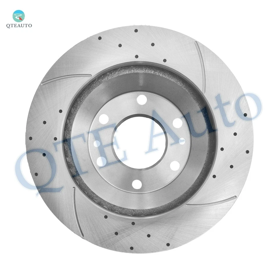 Set 4 Front 305mm-Rear 325mm Drilled Brake Disc Rotors For 2005 Isuzu Ascender - Image 4 of 4
