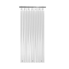 GBYcLyw RV Stall Short Shower Curtain Liner 48"W x 60"L Pack of 1 , Clear
