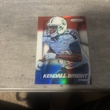 2014 Panini Prizm Prizms Red White and Blue Football Card #144 Kendall Wright
