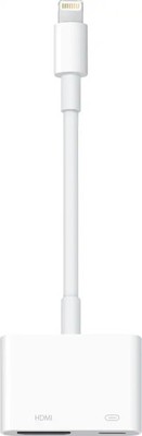 Apple - Lightning Digital A/V Adapter - White