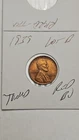 wheat penny 1939 LINCOLN CENT GREAT RED BU 1939-P NICE UNC RAINBOW TONED LOT #B