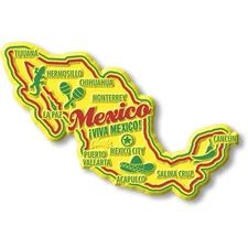 Mexico Premium Country Magnet by Classic Magnets, 2.5" x 3.75"