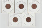 5 - 1907 Indian Head Penny