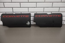 1999-2000 C5 Corvette 5.7l V8 Ls1 Engine Fuel Rail Covers Pair Black