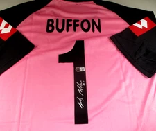 Gianluigi Buffon / Autographed Juventis F.C. Lotto Pro Style Soccer Jersey / BAS