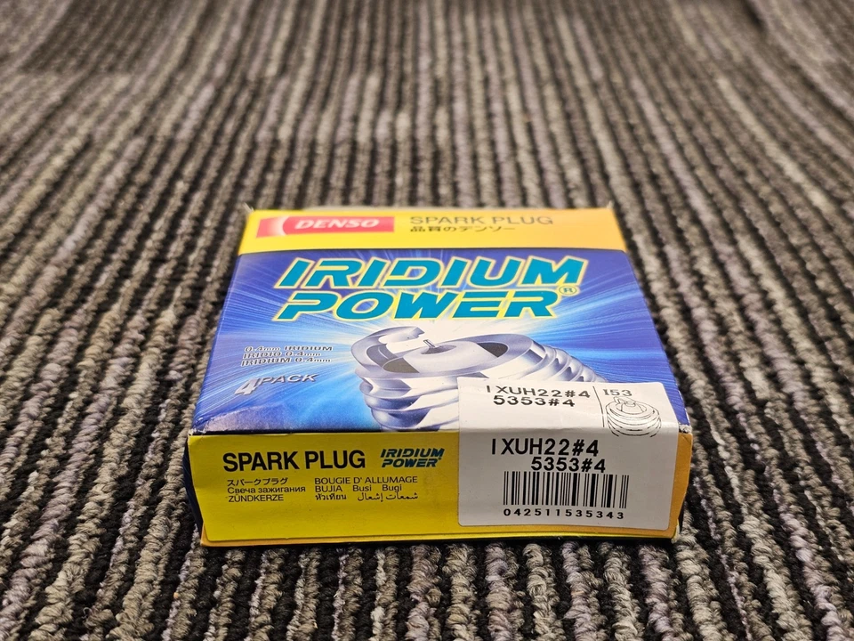 (CANTIDAD 4) Bujía de alimentación de iridio Denso 5353 IXUH22 para Kia Soul 2010-2011 Foto 3 de 4