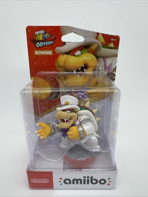 #ad Nintendo Super Mario Odyssey Bowser Wedding Outfit Amiibo DAMAGED PACKAGING $14.99