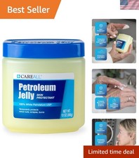 Unscented 13 Oz Pure Petroleum Jelly - First Aid Skin Protectant  Moisturizer