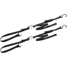 Ancra 49380-11 Tiedowns Integra Down Black with Soft Ties Pair