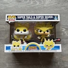 Funko GameStop Exclusive Pop! Games Sonic Super Tails & Super Silver 2-Pack