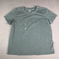 Alpine Design Shirt Womens XL Faded Evergreen AD Hike SS Tee Organic Cotton New
