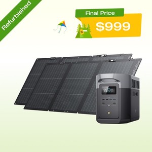 EcoFlow DELTA 2 Max 2048Wh Power Station + 2*Nextgen 160W Certified Refurbished