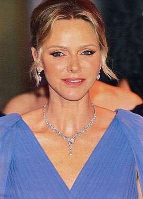 4 Postkarten Fürstin Charlene von Monaco