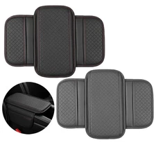 Car Accessories Armrest Cushion Cover Center Console Box Pad Protector W/ Pocket