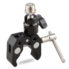 Crab Clamp Articulated 1/4 Inch Mini Ball Head Microphone Mount Holder 1465
