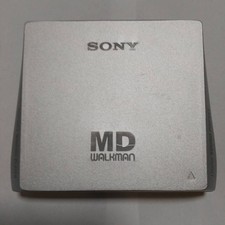 Sony MD Walkman MZ-E75 Used Silver Earphone Battery Holder Operation Confirmed