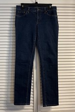 LRL Lauren Jeans Co. Ralph Lauren Classic Straight Womens Size 6 Dark Wash 30x28