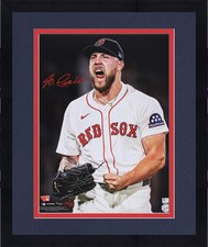 Framed Garrett Crochet Boston Red Sox Signed 16x20 Celebration Photo - LE of 25