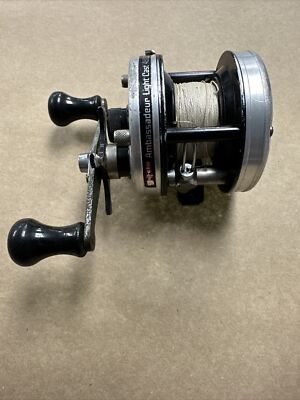 Vintage ABU Garcia Ambassadeur 4500CB Silver Baitcasting