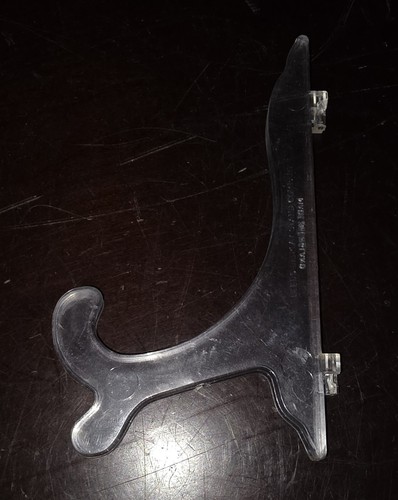 Lot (2) Leeds Plates Display Stand Clear 7 inches - Picture 6 of 8