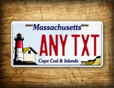 Personalized Massachusetts Cape Cod & Islands License Plate 6x12 Custom