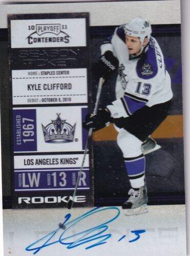 2010-11 Playoff Contenders #139 Kyle Clifford AUTO RC - Picture 1 of 2