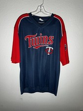 Dynasty Minnesota Twins Shirt Mens XL Blue Short Sleeve Polyester Adult