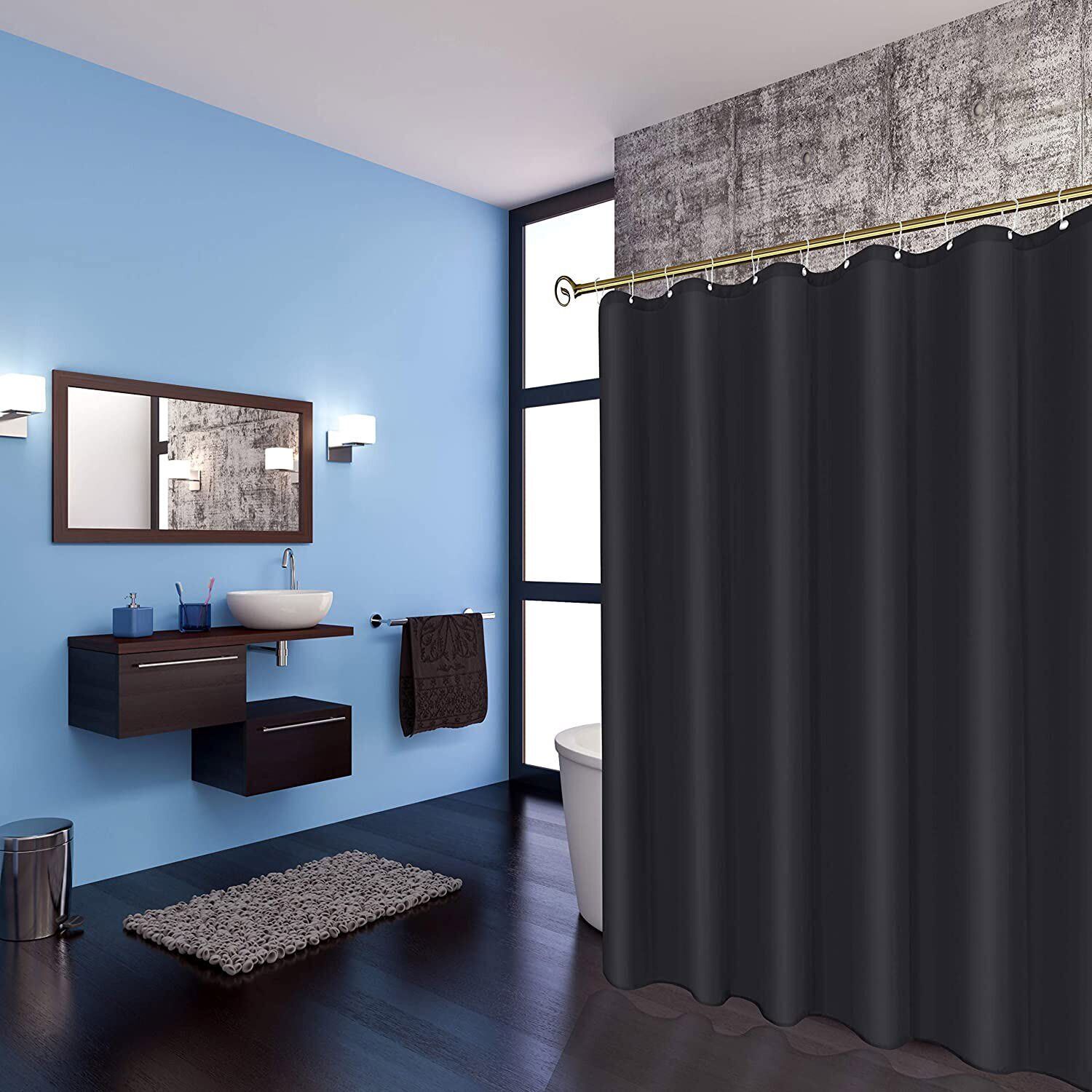 Extra Long Shower Curtain Waterproof Polyester Bathroom Shower Curtain ...