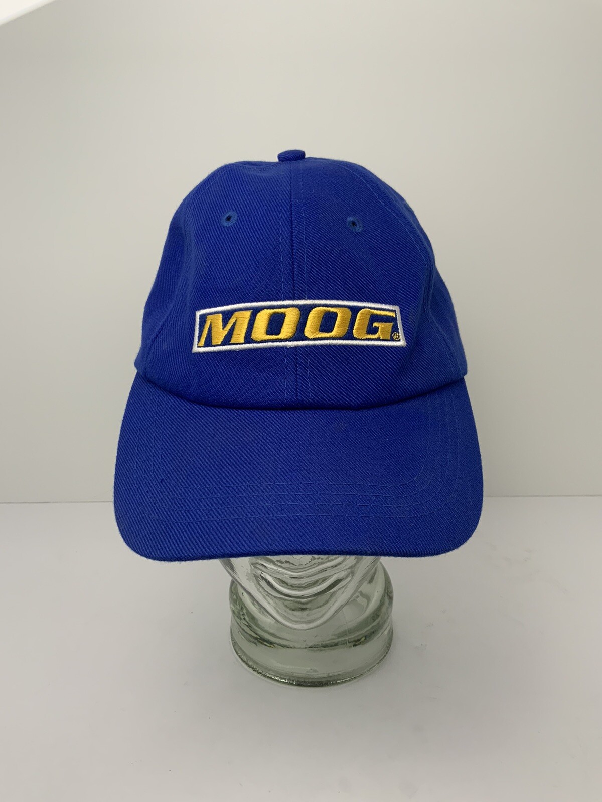 Moog Baseball Hat Blue Strapback Cap Embroidered … - image 1