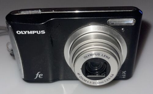Appareil photo numérique 14,0 mégapixels Olympus FE FE-47 - Noir avec POINT NOIR SUR ÉCRAN (LIRE) - Photo 1 sur 6