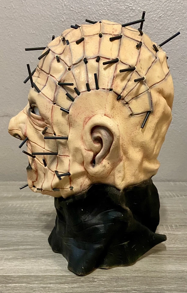 VTG 1993 Cinema Secrets Hellraiser Pinhead Latex Mask. Please Review Pics. ￼ - Image 3 of 4