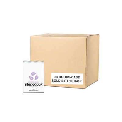 ROARING SPRING Recycled Purple Steno Pads, 6''x9'', Gregg Ruled, 80 Sheets 15# ...