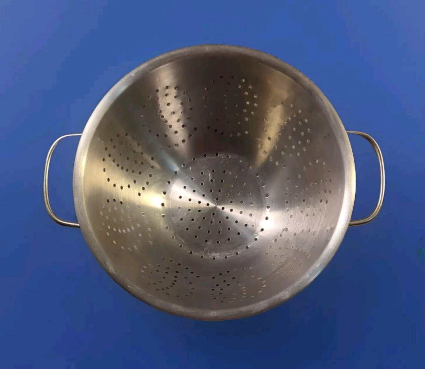 Farberware Pedestal Colander Strainer 786 Stainless Steel Primitive Farmhouse