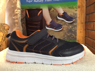 LILY & DAN~Boys MEMORY FOAM INSOLE~Athletic Shoes Size 2 Nice!