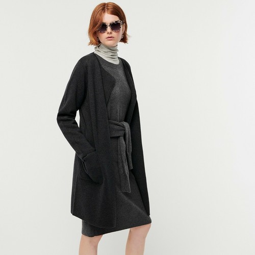 J.Crew Juliette collarless sweater 