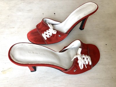 tommy hilfiger red heels