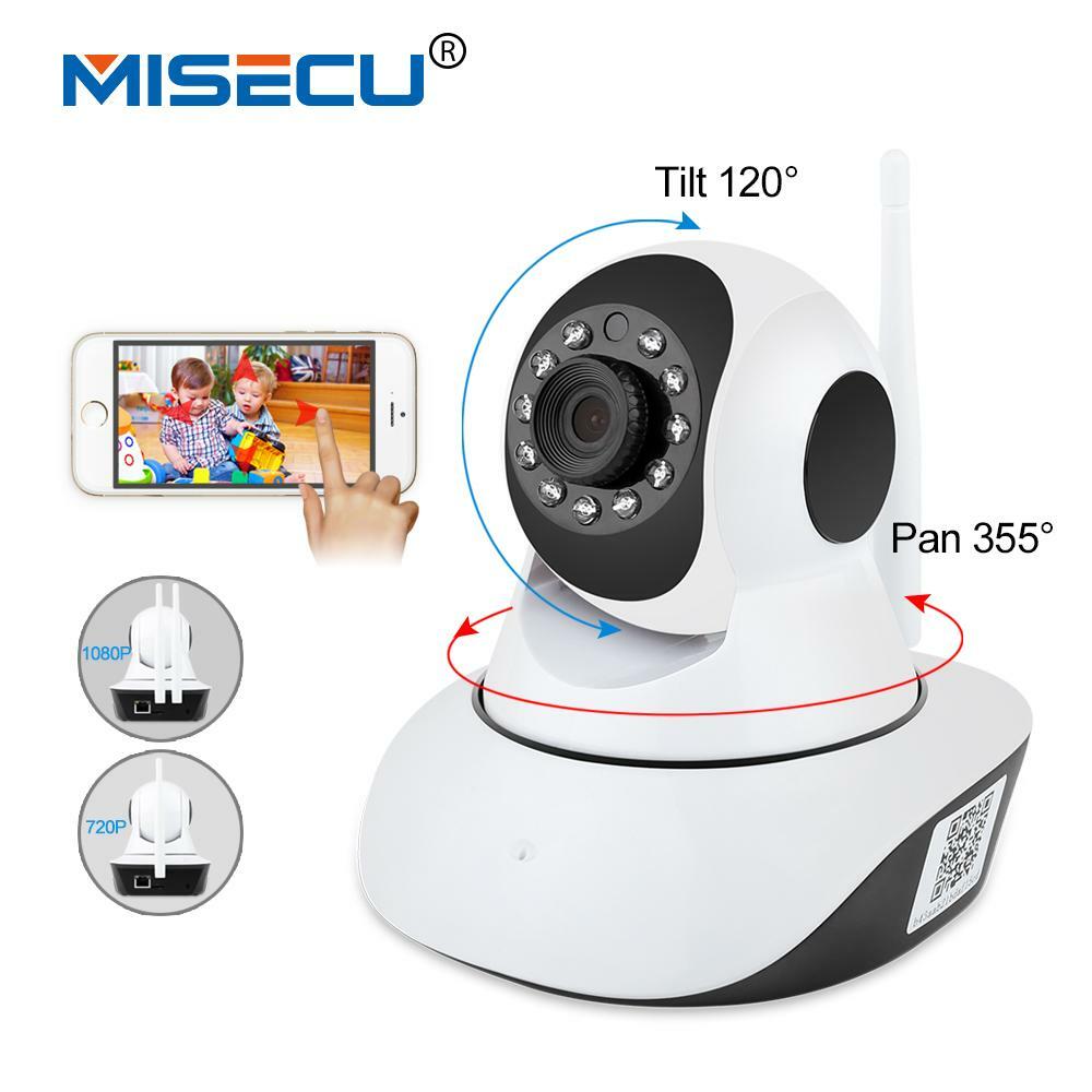 MISECU Pan Tilt 1080P Wifi Full 355 degree rotation Camera Audio